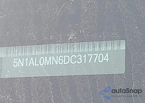 2013 Infiniti Jx35 из США, поврежденный, VIN 5N1AL0MN6DC317704